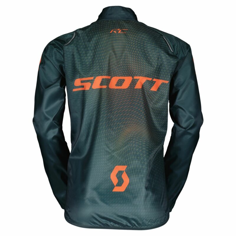 JRS RC PRO WB VERDE ARUBA / NANRANJA BRAZE CHAQUETA IMPERMEABLE CORTAVIENTOS SCOTT JUNIOR 403968 - Imagen 2