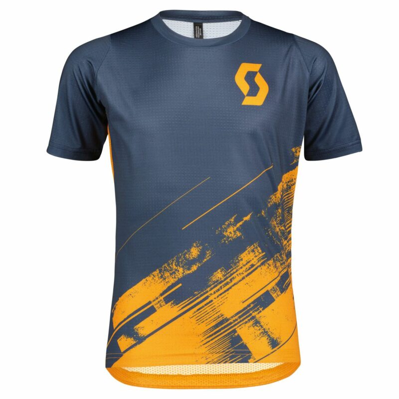 JRS TRAIL 10 NARANJA COPPER / AZUL MIDNIGHT CAMISETA / MAILLOT MANGA CORTA JUNIOR SCOTT 289450
