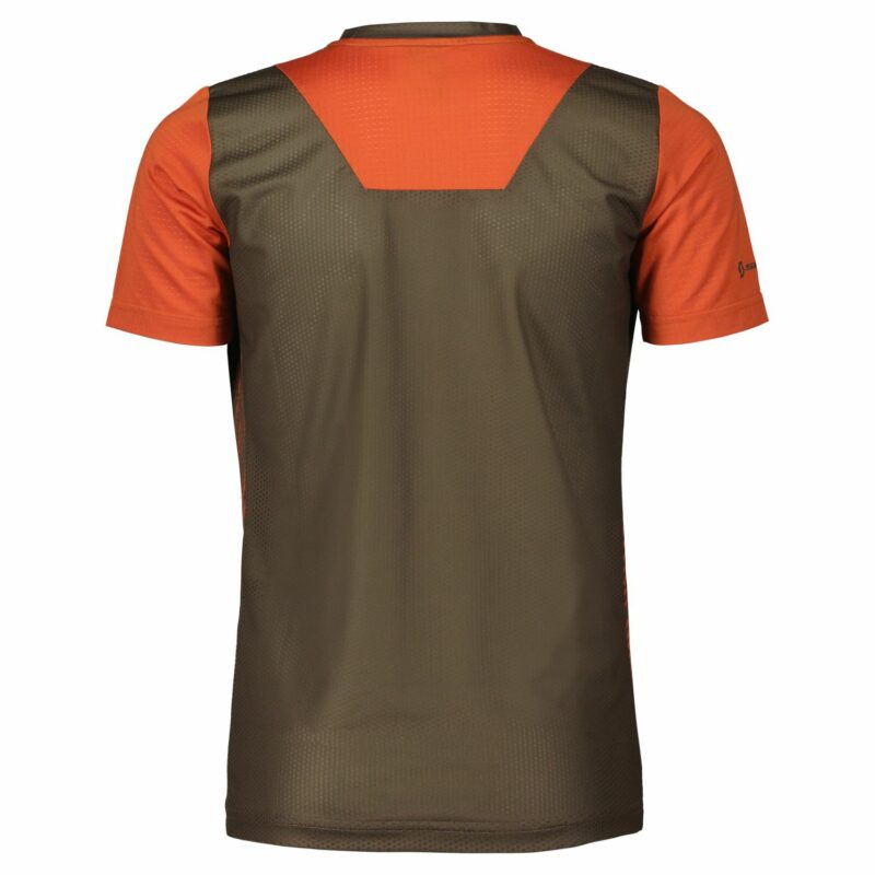 JRS TRAIL VERTIC 10 NARANJA BRAZE / MARRON SHADOW CAMISETA / MAILLOT MANGA CORTA JUNIOR SCOTT 403957 - Imagen 2