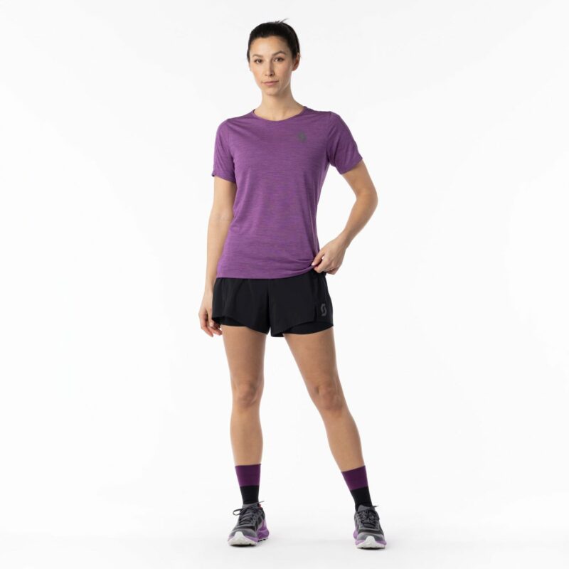 WS ENDURANCE TL VIOLETA VIVID CAMISETA MANGA CORTA CHICA TRAIL RUNNING SCOTT 403255 - Imagen 2
