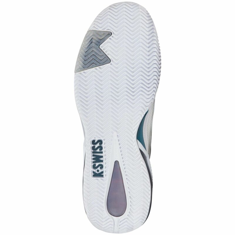 ULTRA SHOT 4 CLAY BLANCAS / AZUL NEON ZAPATILLAS K-SWISS 04438 - Imagen 3