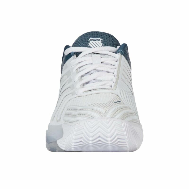 ULTRA SHOT 4 CLAY BLANCAS / AZUL NEON ZAPATILLAS K-SWISS 04438 - Imagen 4