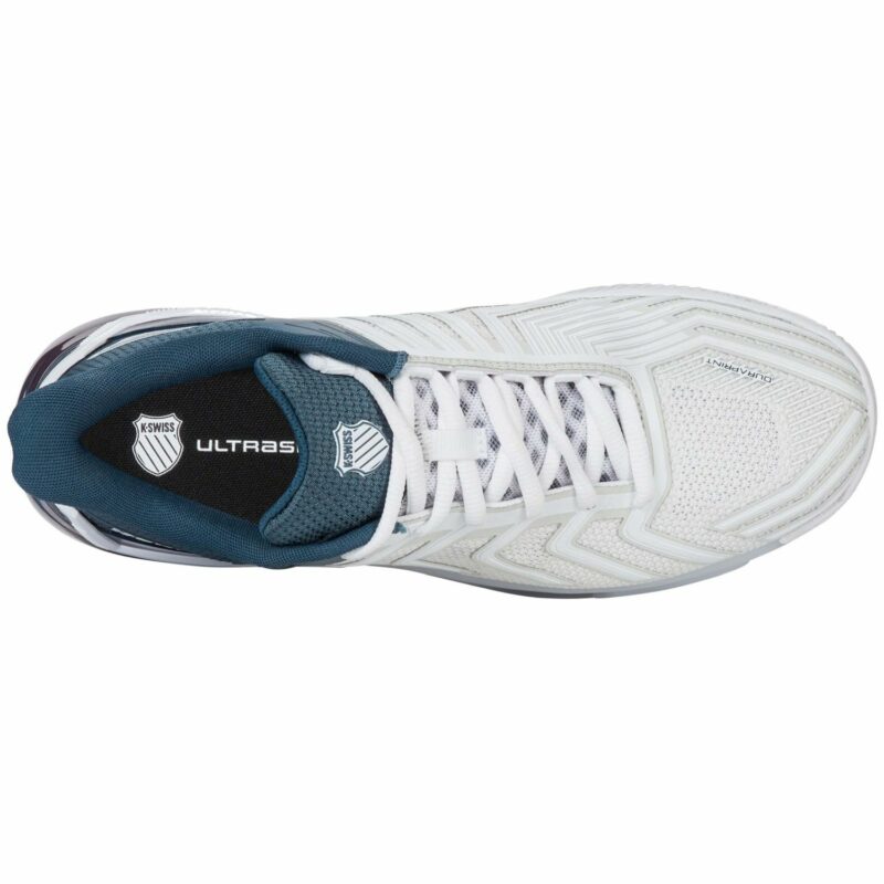 ULTRA SHOT 4 CLAY BLANCAS / AZUL NEON ZAPATILLAS K-SWISS 04438 - Imagen 7