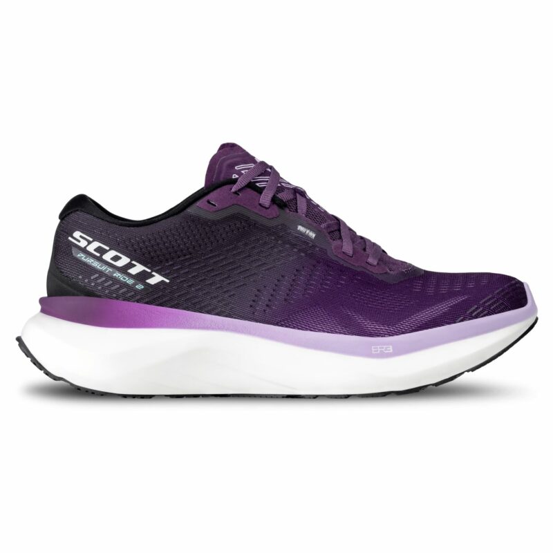 WS PURSUIT RIDE 2 NEGRA / NIGHT PURPLE ZAPATILLAS CHICA SCOTT RUNNING 422578 - Imagen 6