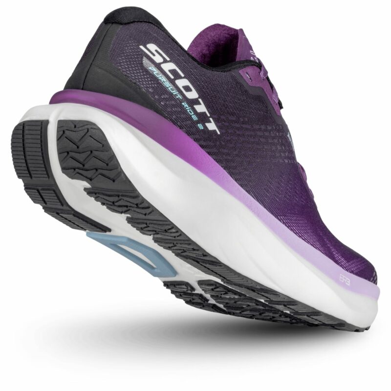 WS PURSUIT RIDE 2 NEGRA / NIGHT PURPLE ZAPATILLAS CHICA SCOTT RUNNING 422578 - Imagen 2