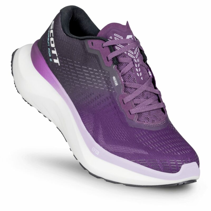 WS PURSUIT RIDE 2 NEGRA / NIGHT PURPLE ZAPATILLAS CHICA SCOTT RUNNING 422578