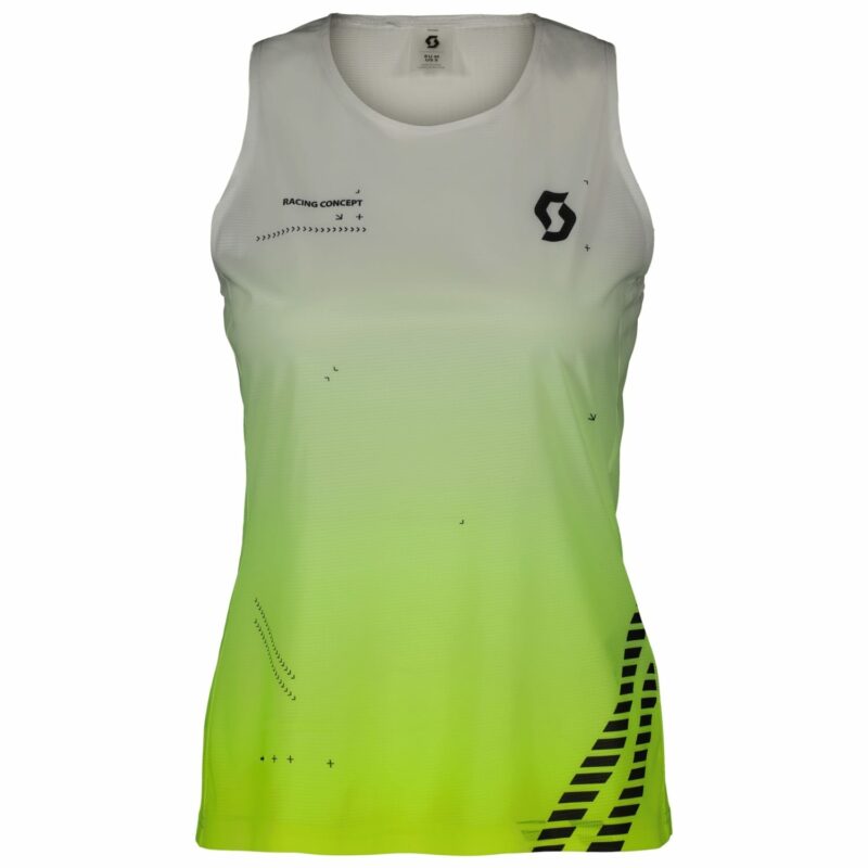 WS RC RUN AMARILLA / NEGRA CAMISETA DE TIRANTES (Sin Mangas) CHICA SCOTT RUNNING 414380