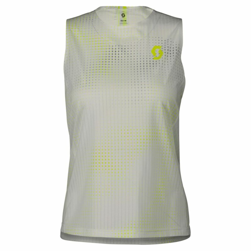 WS RC RUN SL BLANCA / AMARILLA CAMISETA DE TIRANTES (Sin Mangas) TRAIL RUNNING SCOTT 403522