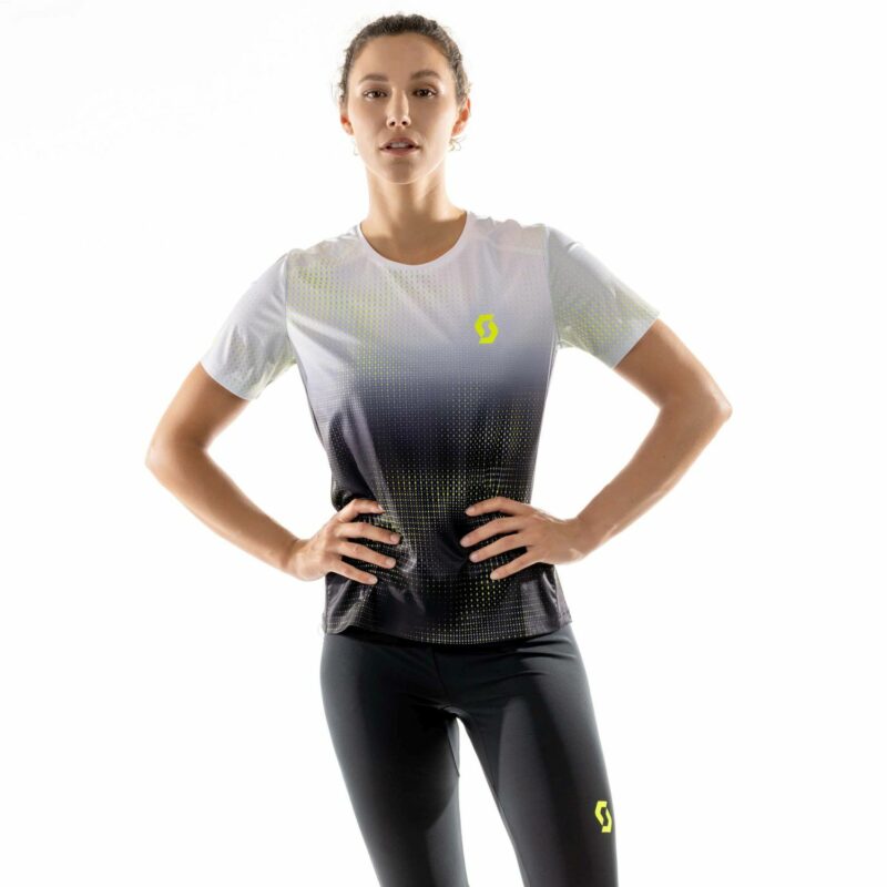 WS RC RUN SS BLANCA / AMARILLA CAMISETA MANGA CORTA CHICA SCOTT RUNNING 403192 - Imagen 2