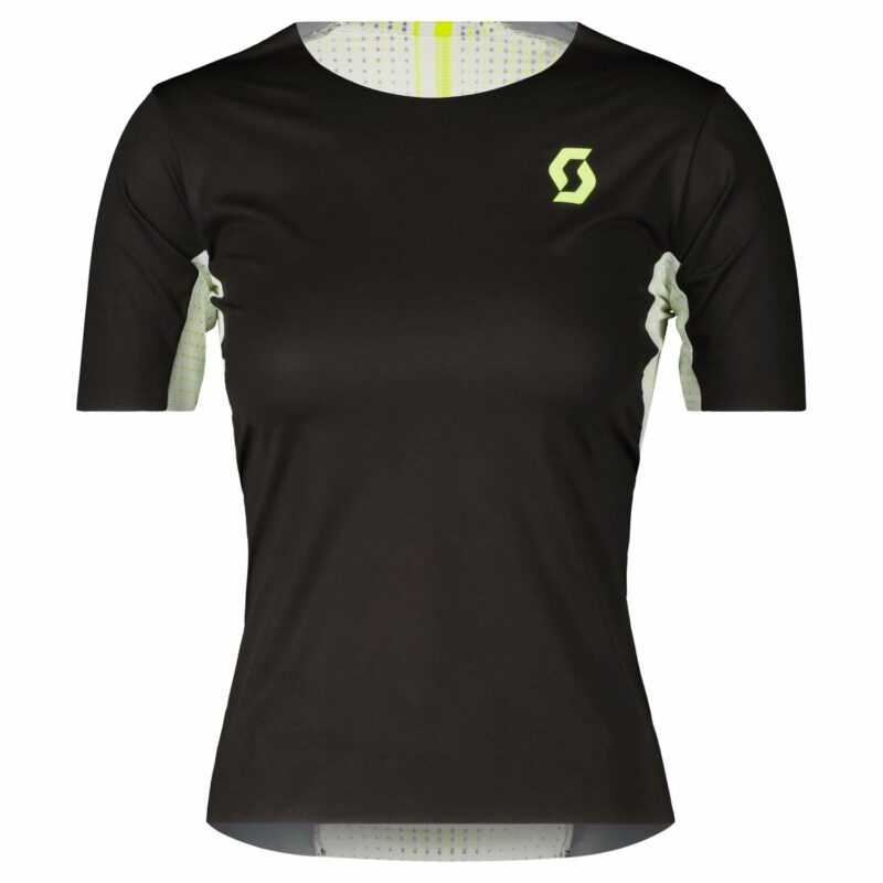 WS RC RUN ULTRA SS NEGRA / AMARILLA CAMISETA MANGA CORTA CHICA SCOTT RUNNING 403197