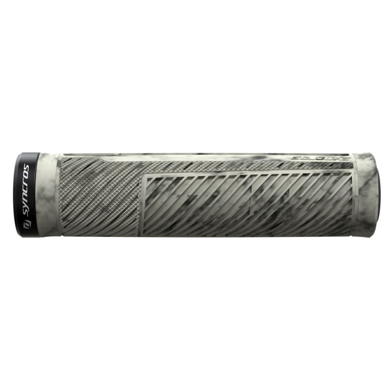 AM LOCK-ON BEIGE GOBI MARBLE / NEGRO PUÑOS BICICLETA SYNCROS 288245 - Imagen 3