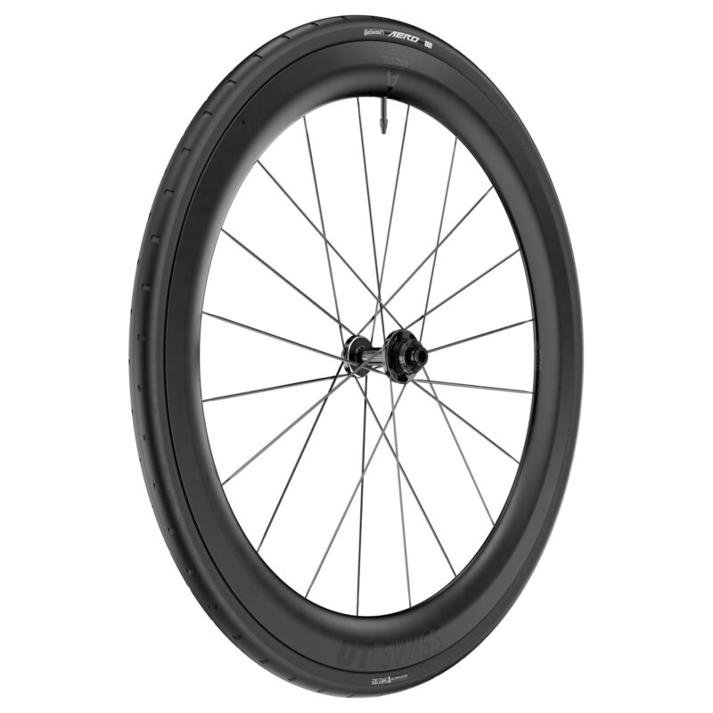 ARC 1100 DICUT DB55 WST NEGRA 700c (29″) 22mm + CUBIERTA (Nuevo modelo 2025) CARBON PERFIL 55mm RUEDAS AERO DT SWISS - Imagen 3