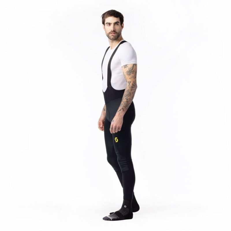 MS RC PRO WARM +++ NEGRO / AMARILLO CULOTTE LARGO CON TIRANTES SCOTT 411017 - Imagen 2