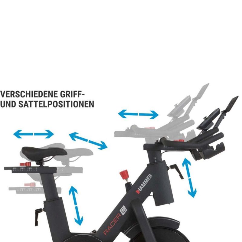 SPEED RACE S BICICLETA SPINNING FINNLO BY HAMMER 4864 - Imagen 10