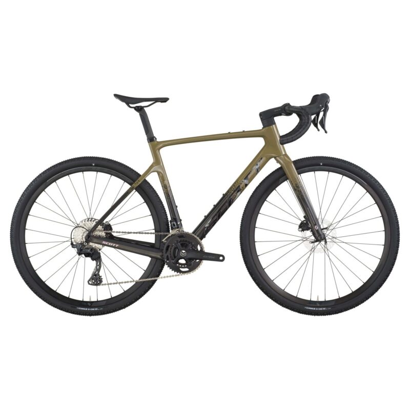 ADDICT GRAVEL 40 Kaki Greenb / Negra Carbon BICICLETA GRAVEL SCOTT 425367 (Nuevo Modelo 2026)
