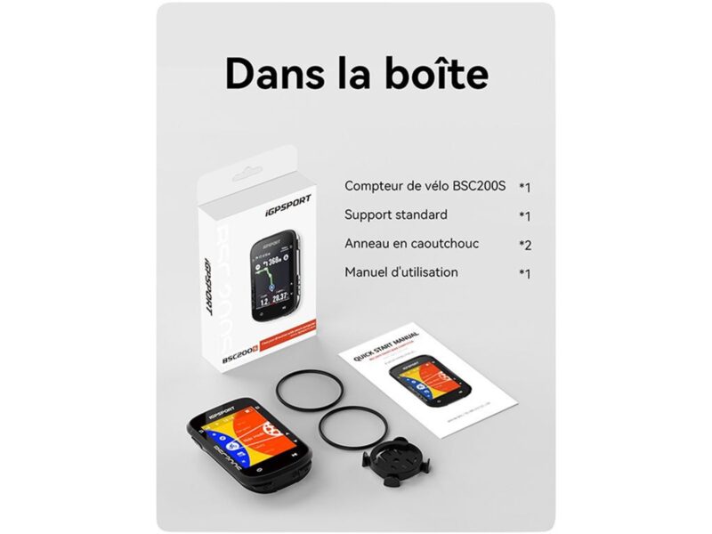 BSC200S CICLOCOMPUTADOR INTELIGENTE IGPSPORT CON GPS - Imagen 9