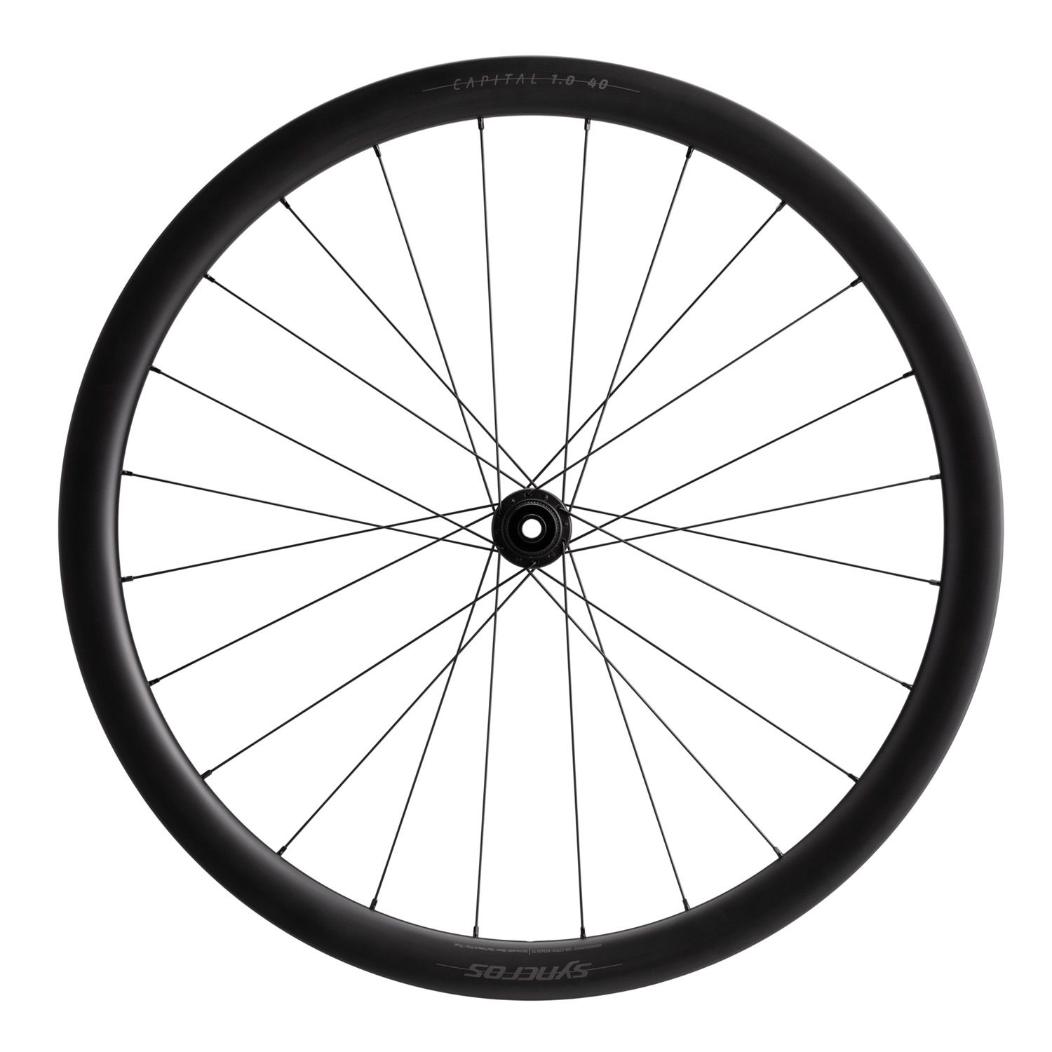 CAPITAL 1.0 40mm JUEGO RUEDAS BICICLETA CARRETERA CARBONO SYNCROS 425183 (Nuevo Modelo) - Imagen 3