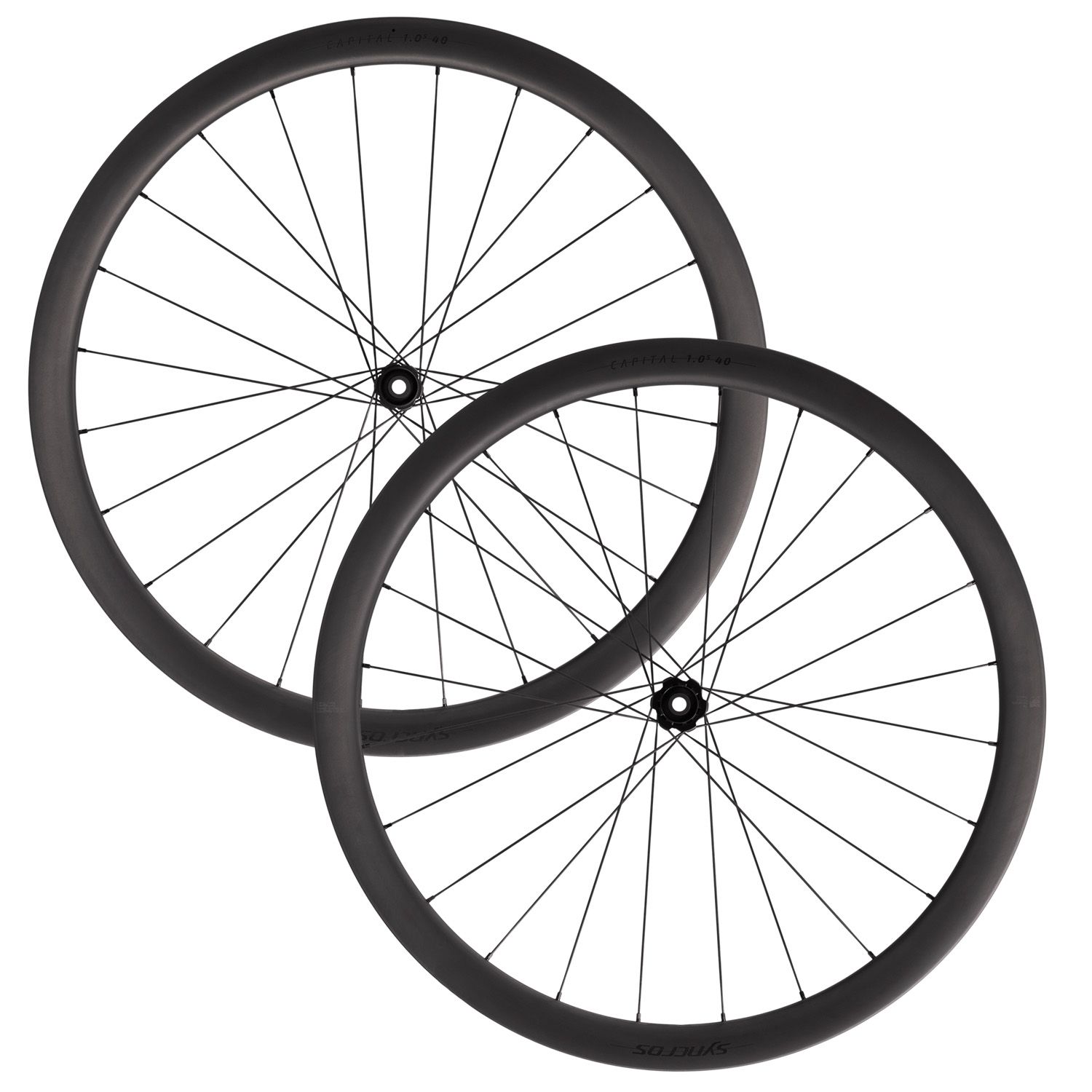 CAPITAL 1.0S 40mm JUEGO RUEDAS BICICLETA CARRETERA CARBONO SYNCROS 425660 (Nuevo Modelo)