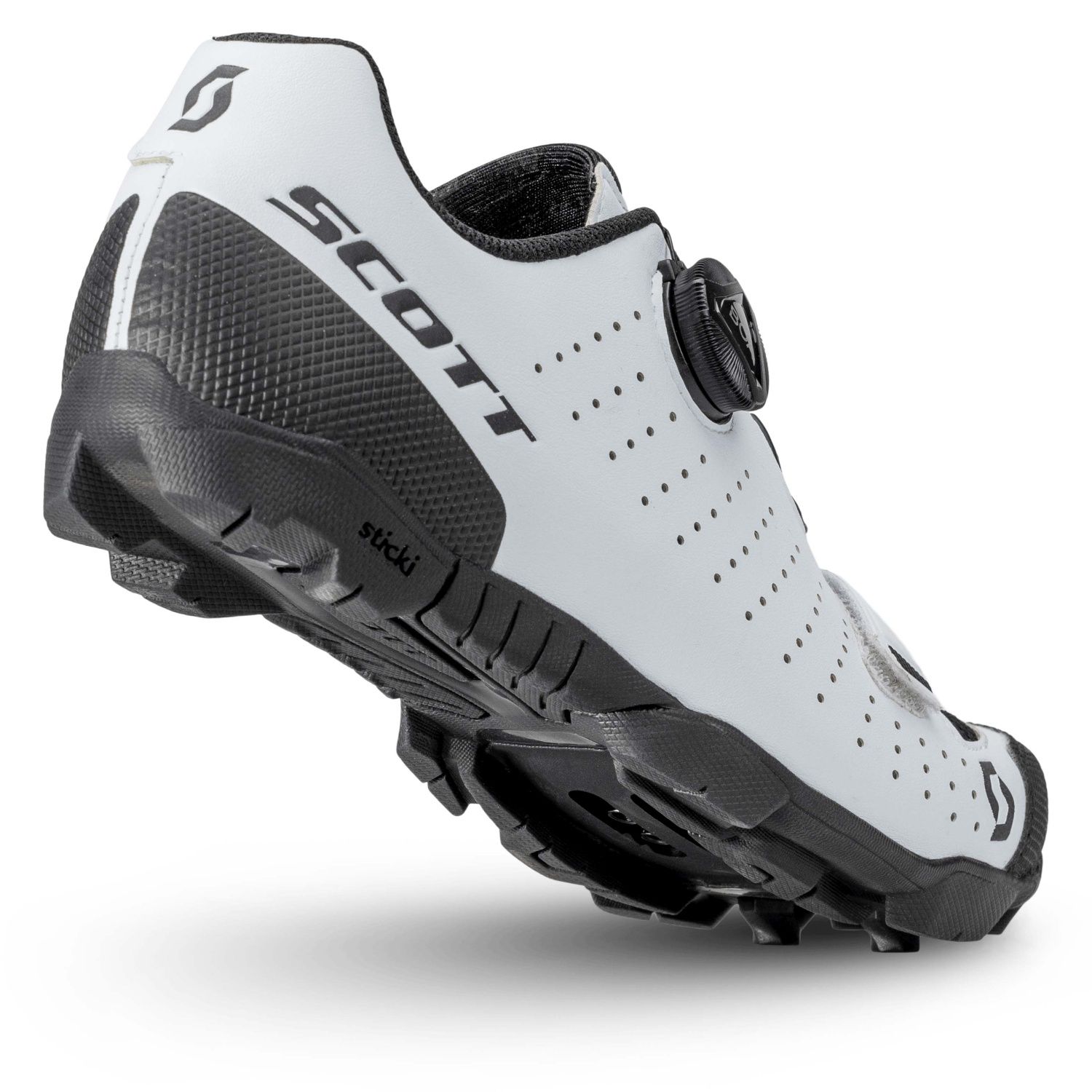 COMP BOA LADY MTB BLANCA / NEGRO ZAPATILLAS MONTAÑA CHICA SCOTT 251838 - Imagen 2