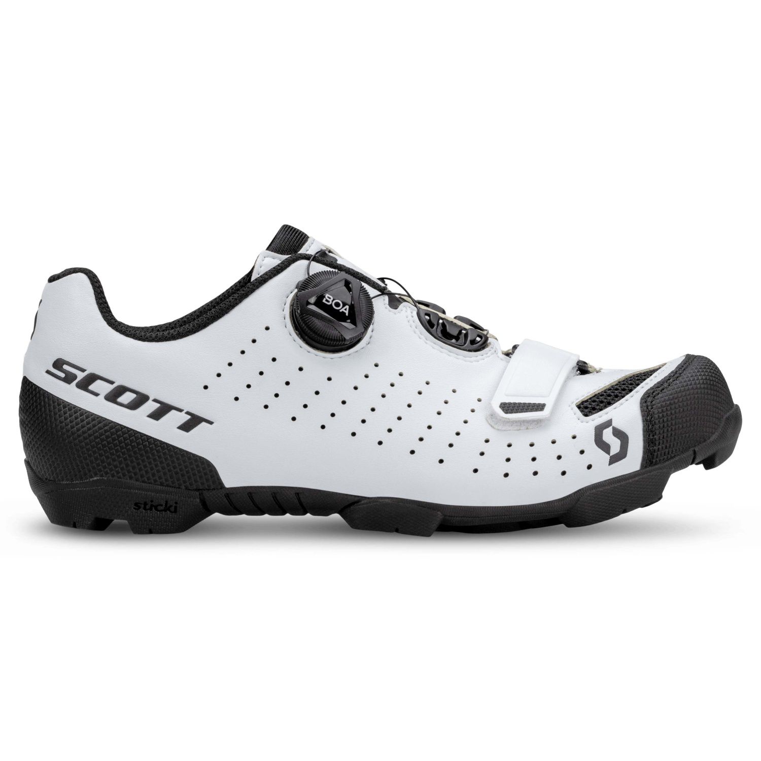 COMP BOA LADY MTB BLANCA / NEGRO ZAPATILLAS MONTAÑA CHICA SCOTT 251838 - Imagen 4