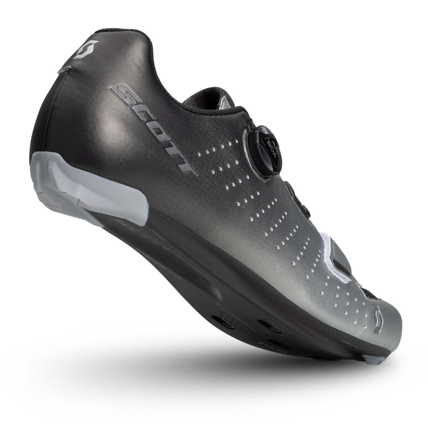 COMP BOA ROAD NEGRO FADE / GRIS MATALLIC ZAPATILLAS CARRETERA SCOTT 251817 - Imagen 2