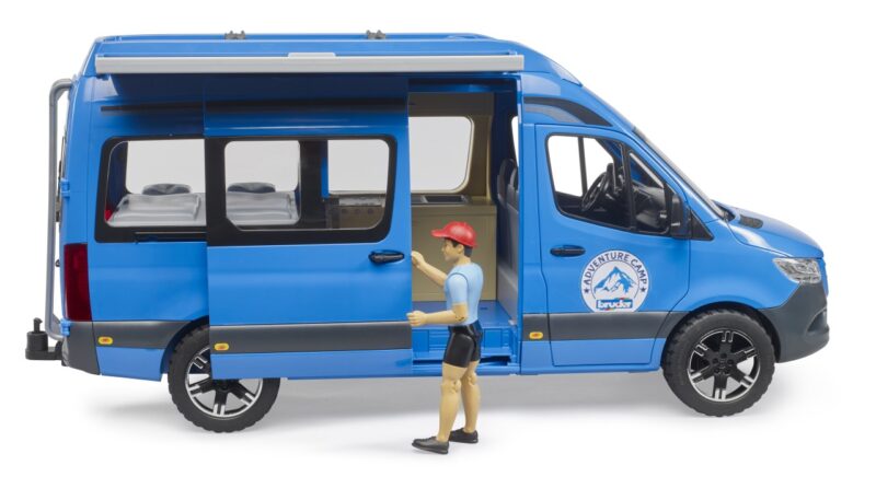 FURGONETA CAMPER MERCEDES BENZ SPRINTER + CONDUCTOR BRUDER 02684 - Imagen 3