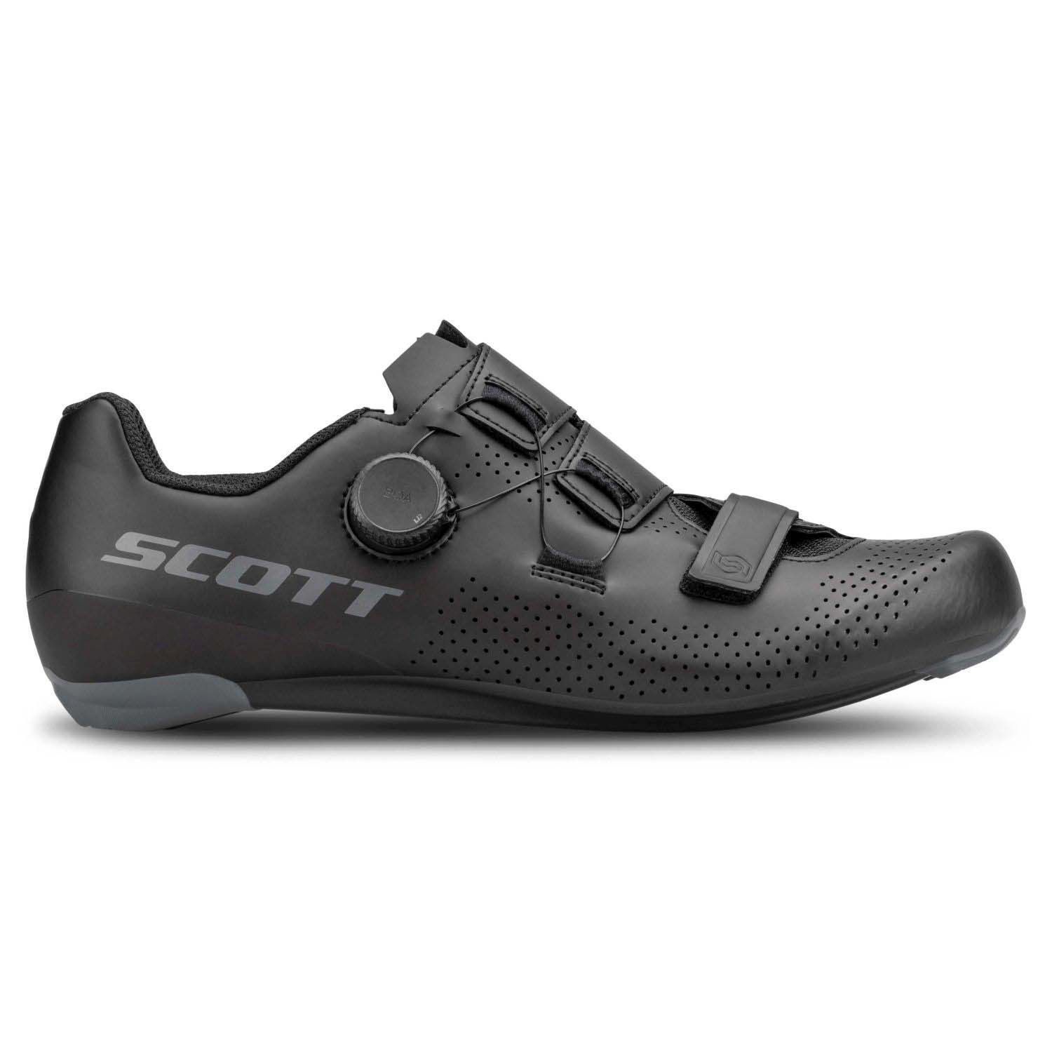 TEAM BOA ROAD NEGRA MATE / GRIS DARK ZAPATILLAS CARRETERA SCOTT 425472 - Imagen 4