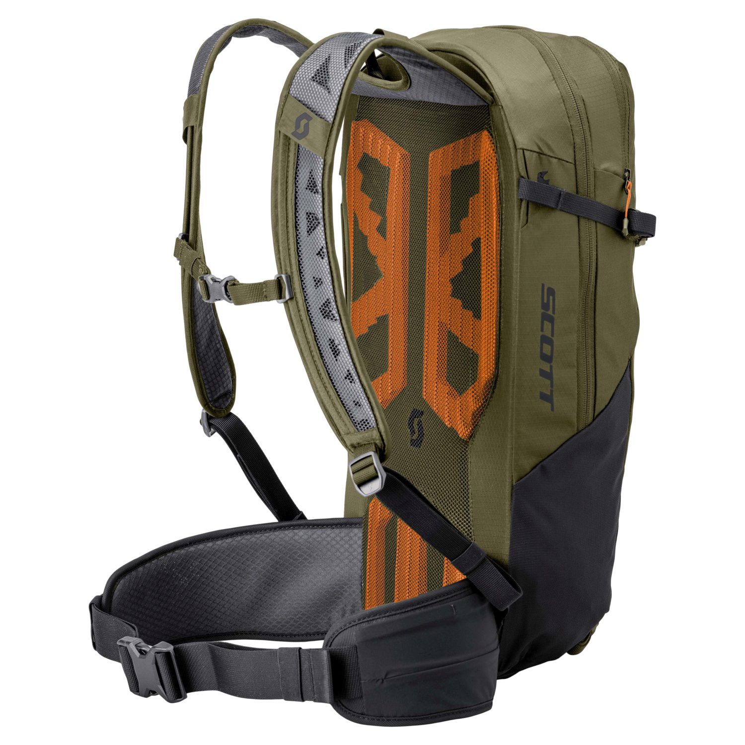 TRAIL ROCKET VERDE FIR / NEGRA MOCHILA BICI SCOTT 413928 - Imagen 2