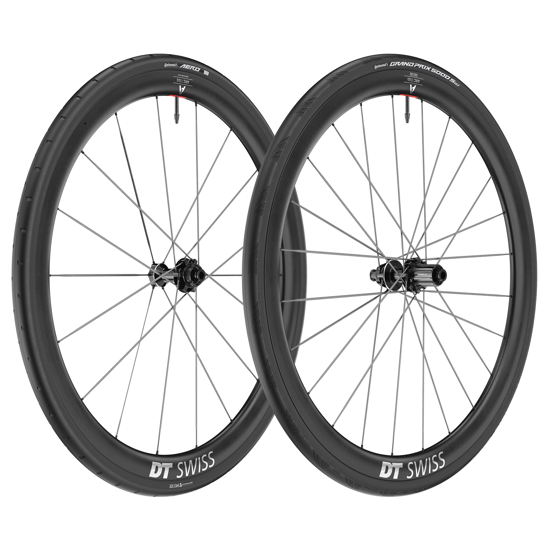 ARC 1100 CS DB38 WST NEGRA 700c (29″) 22mm + CUBIERTA (Nuevo modelo 2026) CARBON PERFIL 38mm RUEDAS AERO DT SWISS