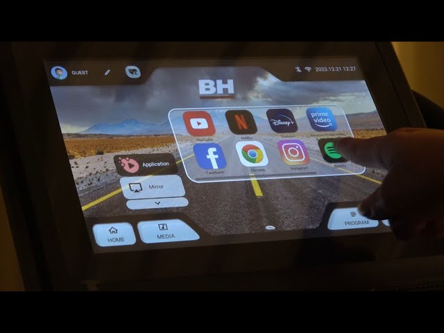 CRISTAL 2.0 MULTIMEDIA ELIPTICA BH FITNESS G2383TFTM - Imagen 3