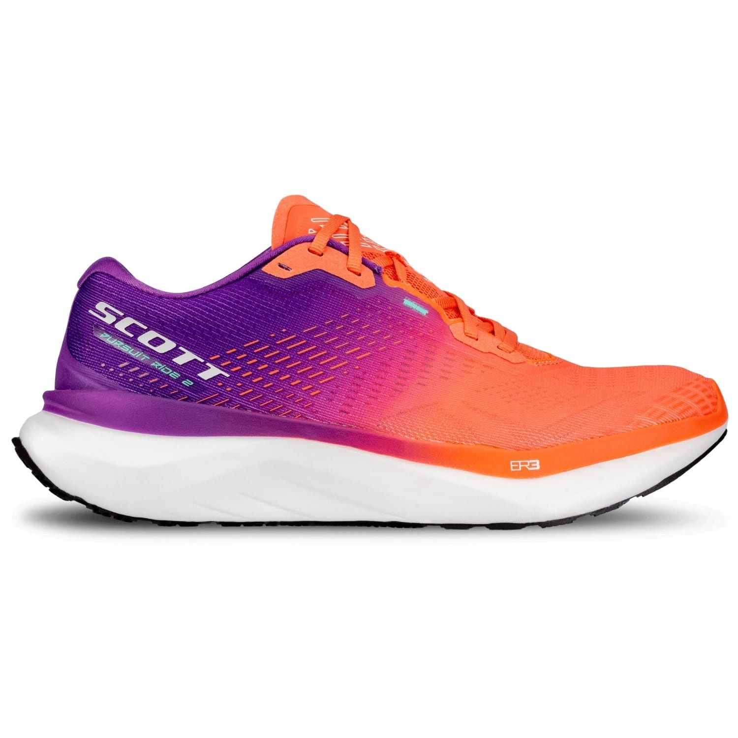 WS PURSUIT RIDE 2 PURPLE LIQUID / ROJO SPRING ZAPATILLAS CHICA SCOTT RUNNING 422578 - Imagen 4