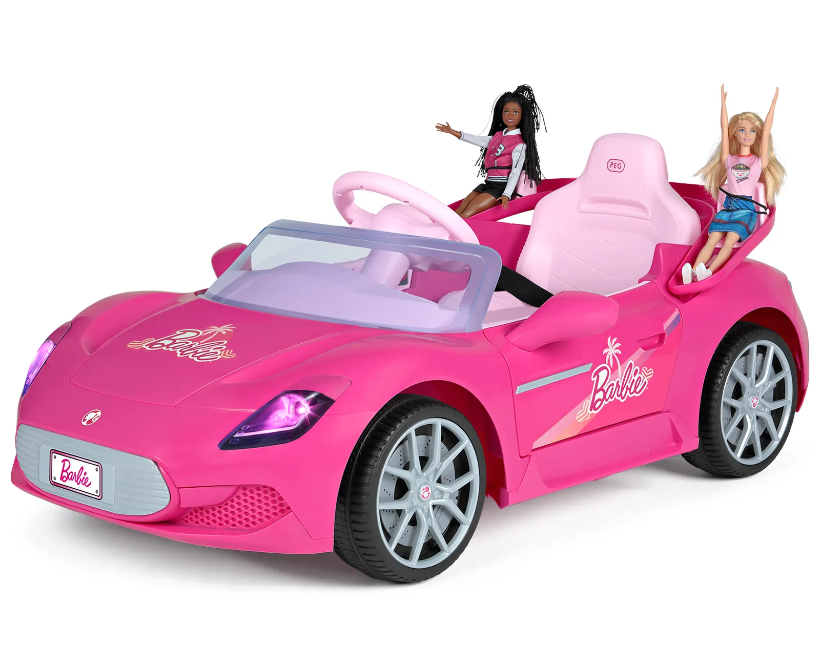 BARBIE RC COCHE ELECTRICO A BATERIA (Con Mando Remoto) PEG PEREGO IGOR0122 - Imagen 9