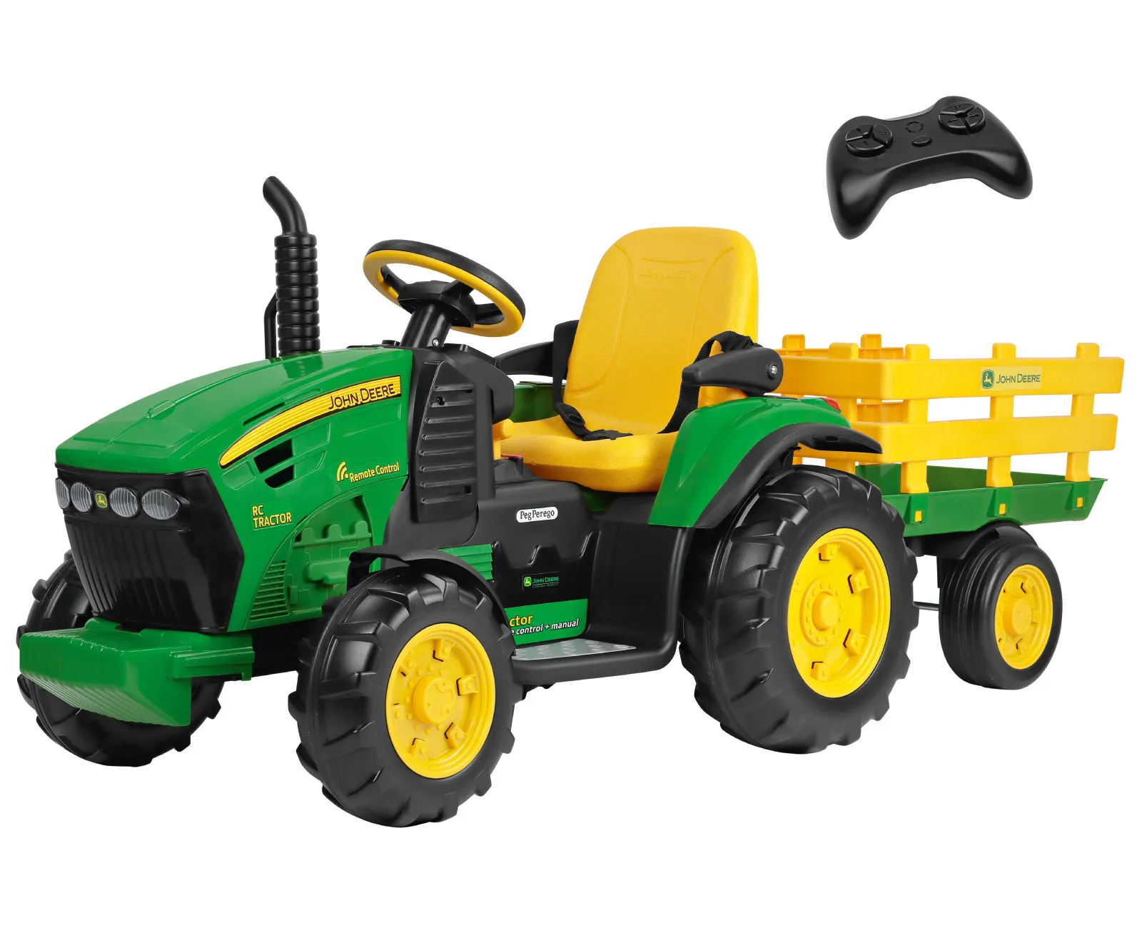 JOHN DEERE RC TRACTOR A BATERIA (Con Mando Remoto) PEG PEREGO IGOR0117