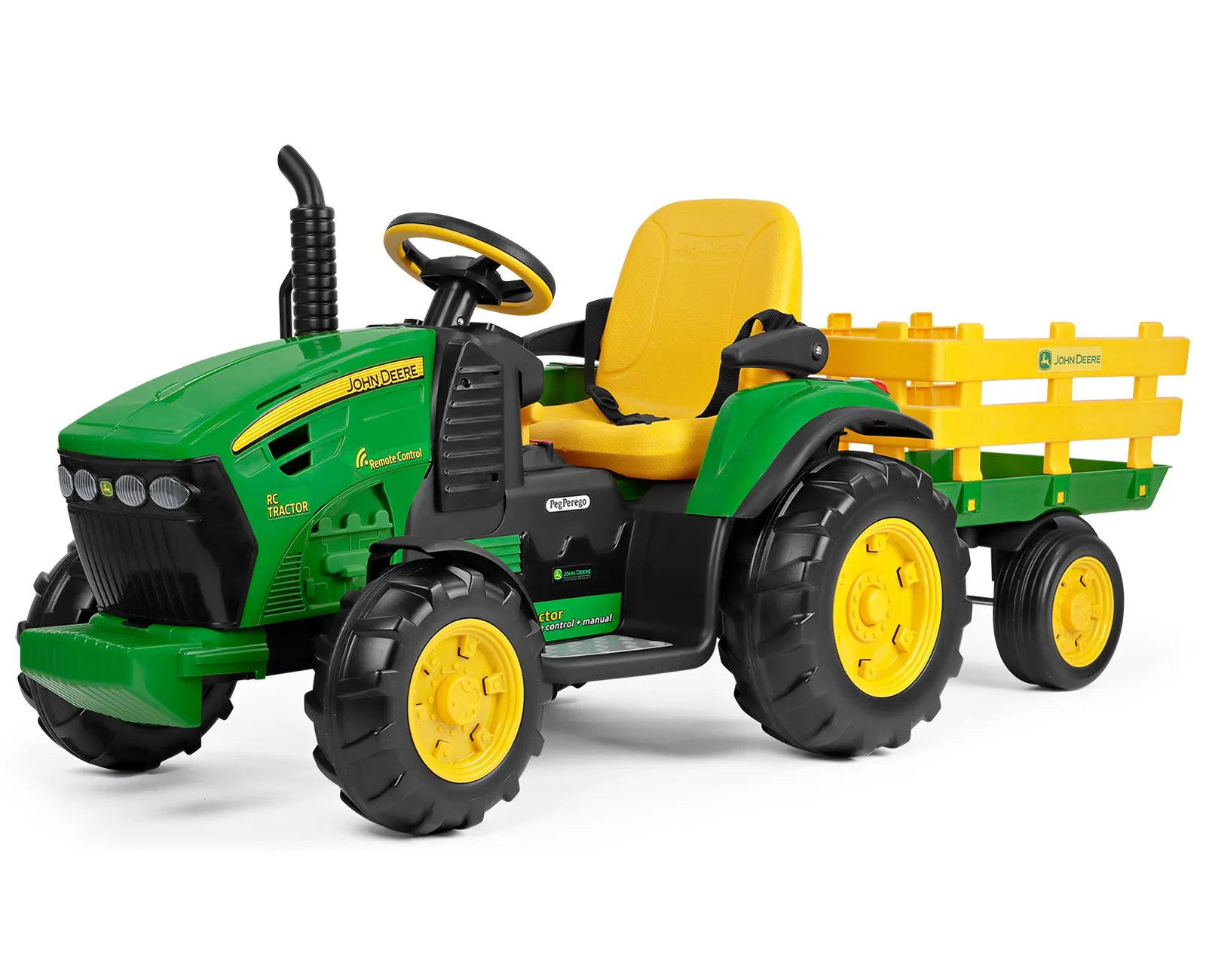 JOHN DEERE RC TRACTOR A BATERIA (Con Mando Remoto) PEG PEREGO IGOR0117 - Imagen 11